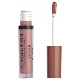 Makeup Revolution, Sheer Lip, Brillant à Lèvres, Chauffeur 110 , 3.5ml