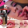 RUSTOO 6 ML Puissant volumisant 3D lèvres pulpeuses Brillant à lèvres sérum à lèvres hydratant Teinte Longue durée Liquide Br