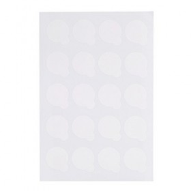 GLOGLOW 5 Feuilles Jetables Cils Colle Titulaire Professionnel Étanche Cils Extension Glue Titulaire Palette De Papier Pads S