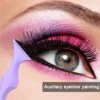 OSUWLSI Pochoirs Maquillage pour Eye-Liner en Silicone,Aide pour Eye-Liner,Pochoir pour Eye-Liner en Silicone Multifonctionne