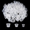 LIUJZZJ 90 Pièces Cup Tatouage Porte Colle Plastique pour Extension de Cils Accessoires Matériel Tatouage pour Nail Art