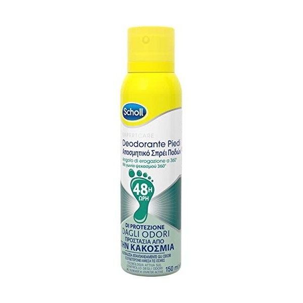 déodorant spray pour les pieds deo control contro il cattivo odore 150 ml