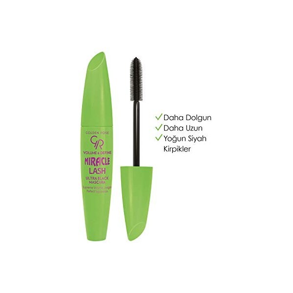 Golden Rose - Mascara noir miracle lash