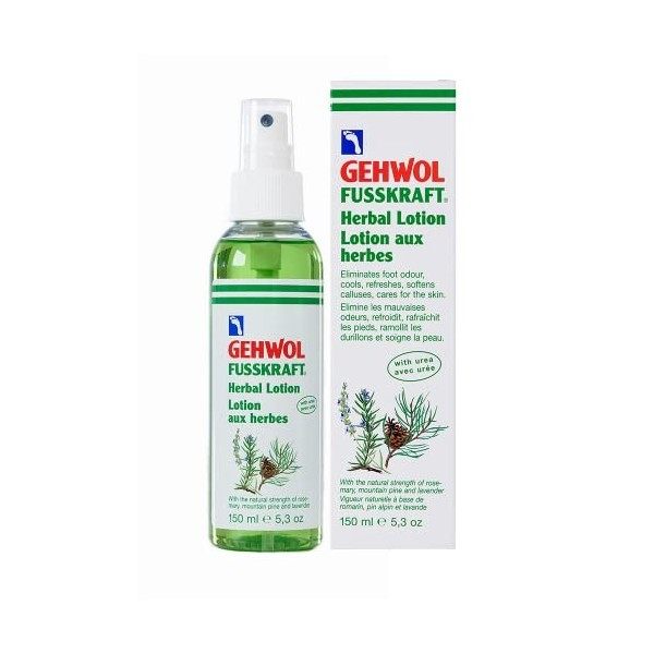 Gehwol Fusskraft Herbal Lotion 150ml - Eliminates Foot Odour, Cools and Refreshes