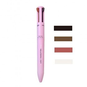 maquillage 4 en 1 Crayon À Sourcils Étanche 4 Couleurs Multi-fonction Maquillage Beauté Stylo pour Eyeliner Brow Lip Liner Su