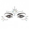 Autocollant Strass Maquillage, Gemmes de Visage Femmes Tatouage Temporaire Strass Visage pour Maquillage Festival, Pour Carna