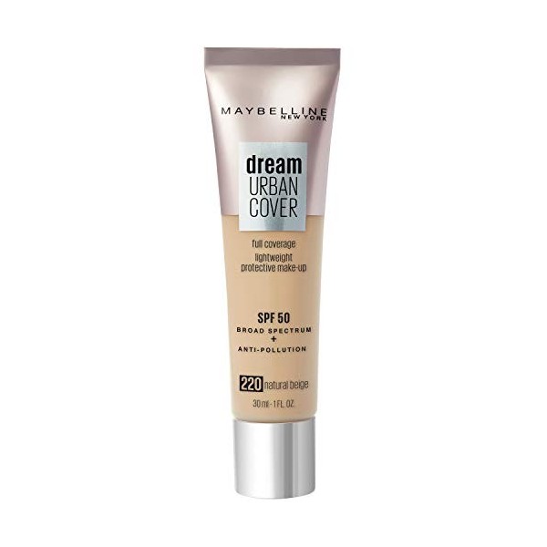 Maybelline New York - Perfecteur de Teint - Protection Anti-UV & Anti-Pollution - Dream Urban Cover - Teinte : Beige Naturel 