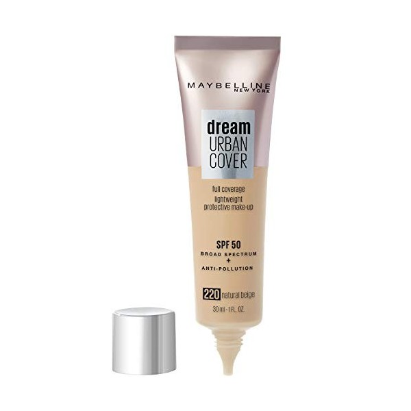 Maybelline New York - Perfecteur de Teint - Protection Anti-UV & Anti-Pollution - Dream Urban Cover - Teinte : Beige Naturel 