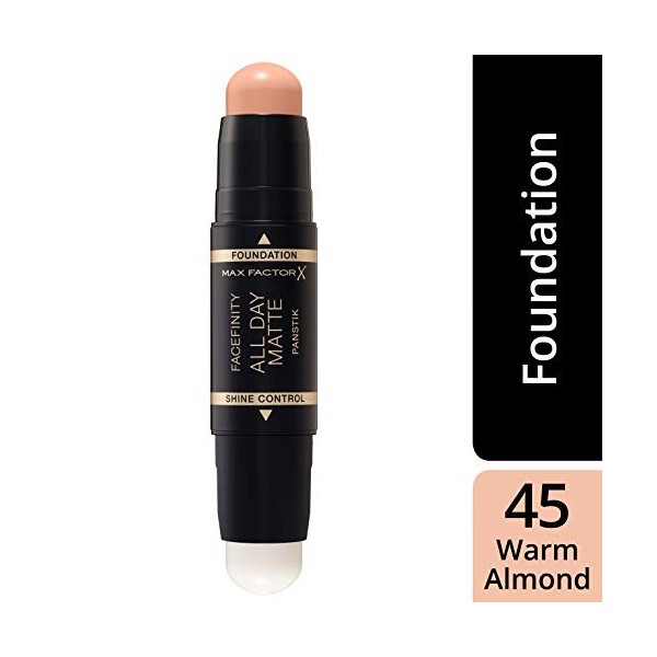 Facefinity all day matte panstik - foundation N. 45 warm almond