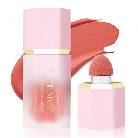 Erinde Blush liquide crème mate, blush liquide doux et léger pour les cheeks, longue durée, construit et éblouissant, stylo h