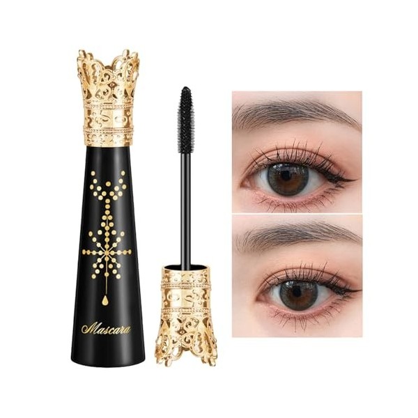 Waterproof Black Mascara | Volume Tubing Mascara | Lengthening And Thick Long Lasting No Clumping Formula Lashes Mascara | Ey