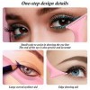 Pochoir Eyeliner 1PCS Yeux Réutilisable Silicone Eyeliner Stencils Pochoir Avec Carte De Chat Et Autocollant Pour Le Maquilla