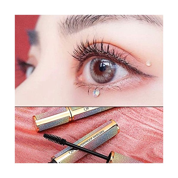 4D Soie Noir Fiber Cils Mascara Ciel Étoilé Étanche Long Curling Maquillage Extension De Cils Épais Allonger Cosmétiques