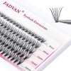 Cils Individuel Cluster Faux Cils Extension de Cils Professionnel 30D 0.07mm C Curl 8-16mix Faux-Cils Naturel Soie Cluster Ci