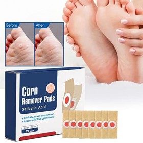 Virtcooy Extracteurs de cors pour Les Pieds, dissolvant de callosités des Pieds - Protecteurs de cors adhésifs, soulagement d
