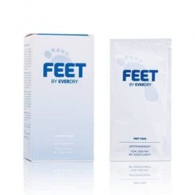 everdry Lot de 10 lingettes anti-transpirant Feet