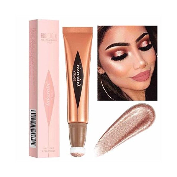 3 En 1 Contouring Stick Creme Bâton Maquillage Crème Pour Joues LiquiVisage Fard À Joue Highlighter Crémeux Beauté Naturelle 