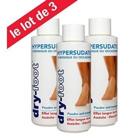 Lot de 3 DRY FOOT Poudreur 50g