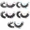 Faux Eyelashes, Russian Strip Lashes D Curly Natural Wispy Fluffy Natural Thick Volume Reusable Handmade Faux Lashes Extensio
