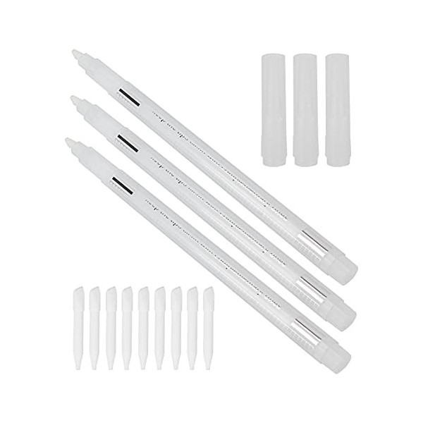 Stylo Effaceur Magique Microblading, Stylo Effaceur de Marqueur 3 Pièces pour Pinceau Nettoyant pour Dissolvant de Tatouage d