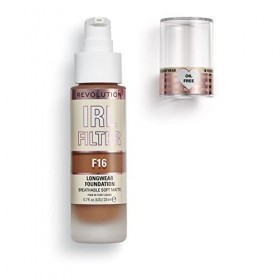 Makeup Revolution, Irl Filter, Longwear, Fond de Teint, F16, 23ml