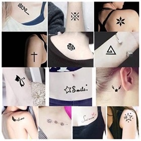 Borsgye Lot de 20 pochoirs Tatoo - TSD004