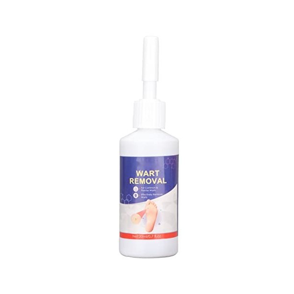 Liquide Délimination des Verrues 20 Ml, Dissolvant Efficace et Sûr des Verrues Plantaires, pour les Organes Reproducteurs et