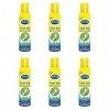 SCHOLL Lot de 6 Flacons de 150 ml Spray Fraîcheur Fresh Step