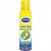 SCHOLL Lot de 6 Flacons de 150 ml Spray Fraîcheur Fresh Step