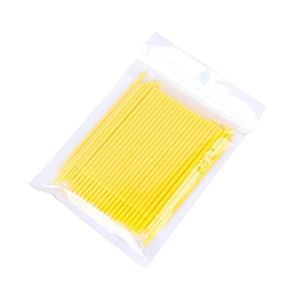 100pcs / Cils Micro Applicateurs Brosses En Retrait De Brosse Micro De Cylolat Pour Outils Dextension De Cils