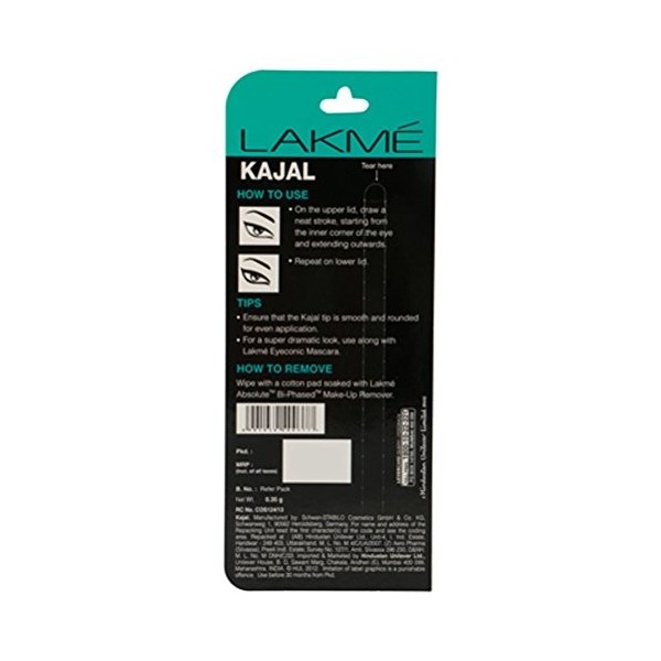 Lakme Eyeconic Kajal 0.35 G Black 