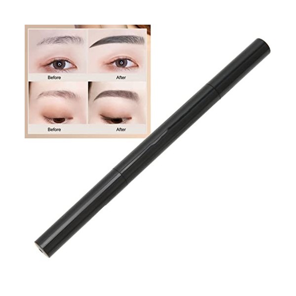 Crayon à Sourcils, Crayon à Sourcils Double Face Texture daspect Naturel Pointe Fine Protection Anti-taches Portable étanche