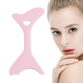 Pochoir pour les yeux en silicone, Pochoirs Eyeliner Portables Légers Multifonctionnels, Bouclier de mascara pour débutants, 