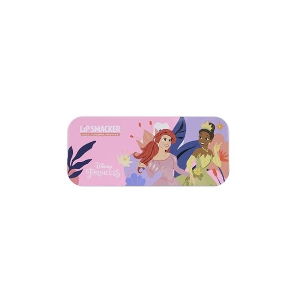 Lip Smacker Disney Princess Nail Polish Tin Set, Coffret Cadeau de Vernis pour Enfants Comprenant 3 Couleurs de Vernis à Ongl