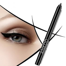 Eyeliner noir waterproof longue durée pour un regard séduisant, crayon kajal noir et imperméable, couleurs naturelles, gel wa