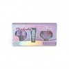 Martinelia Kit de Maquillage Enfant Sirène - Coffret Maquillage pour Fille : 2 Vernis à Ongles Pailletés, 1 Palette de 4 Fard