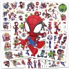 Tatouage Temporaire Enfant, Spiderman Tatouages Temporaires pour Enfants, Tatouage Enfant Garcon Spiderman, Tatouage de Spide