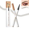 Crayon Sourcil Probuk Microblading Sourcil, Stylo à Sourcils Microblading avec 4 Points Liquide Imperméable, Crayon Tatouage 