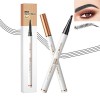 Crayon Sourcil Probuk Microblading Sourcil, Stylo à Sourcils Microblading avec 4 Points Liquide Imperméable, Crayon Tatouage 