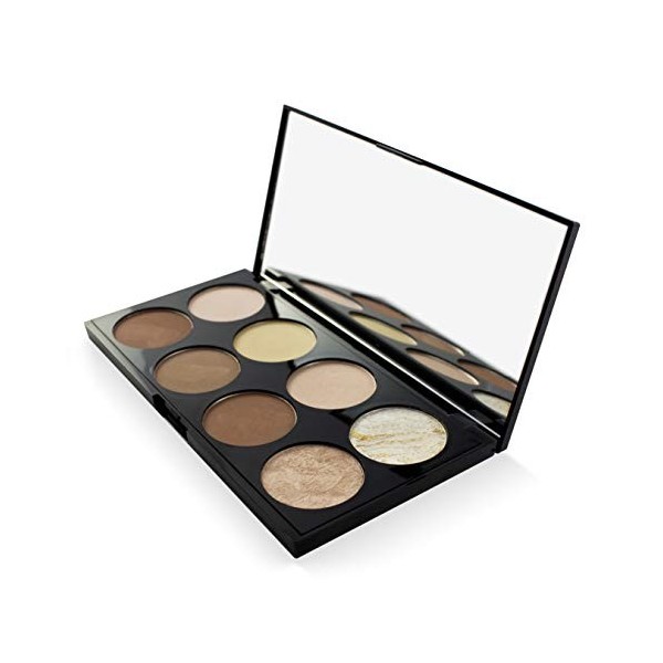 Makeup Revolution, Ultra, Palette de Contours, 8 Ombres, 12.8g