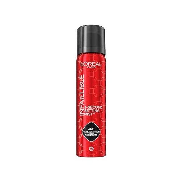 LOréal Paris - Spray Fixateur de Maquillage Infaillible - Résistant à lEau - Tenue Jusquà 36h - 75 ml