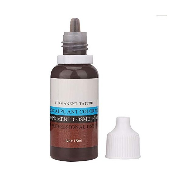 15 Ml/bouteille Sourcils Lèvres Eyeliner Tatouage Plante Pigment Permanent Encre Pigmentée Outil de Maquillage, Encre de Tato