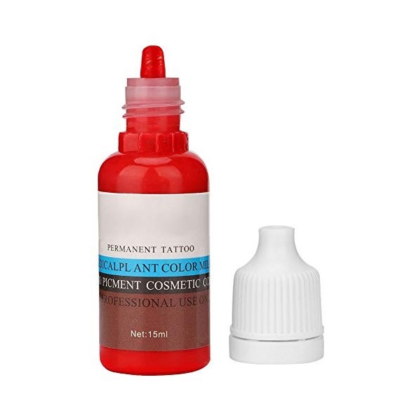 15 Ml/bouteille Sourcils Lèvres Eyeliner Tatouage Plante Pigment Permanent Encre Pigmentée Outil de Maquillage, Encre de Tato