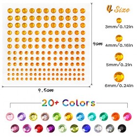 Lot de 3300 strass autocollants pour le visage, festival, festival, paillettes, visage, strass pour cheveux, accessoire de fe