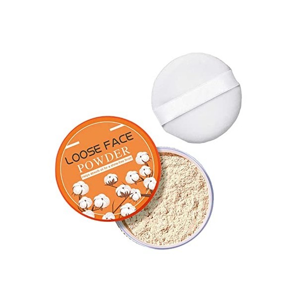 Maquillage Blanc Visage Poudre Libre Airspun Les Translucides Estompent Les Ridules Imperméables À La Sueur Le Correcteur Nat