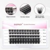 Extensions de Cils Cluster 0.07mm D Curl 8-16mm Mixed Length Professionnel Individual Volume Russe Faux Cils Individuel Bouqu