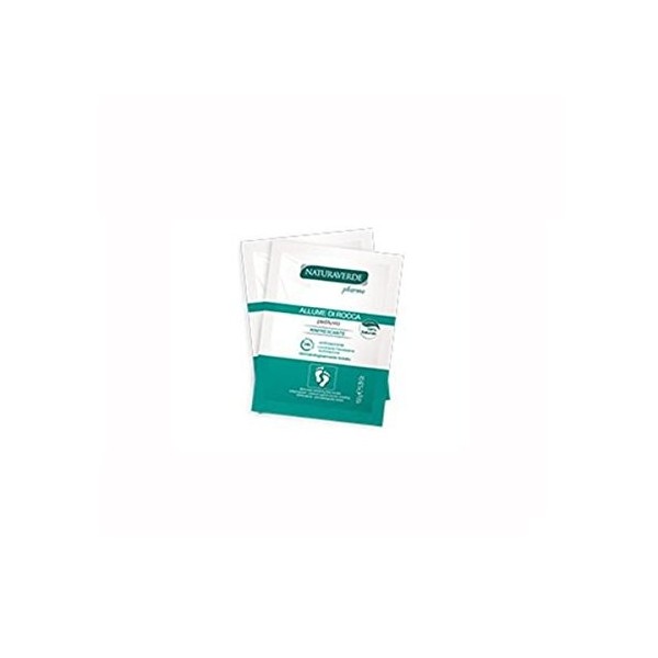 NATURAVERDE Allume de roche Sels pour piluvier, monodose de 25 g, rafraîchissants, 100 % naturel, protection 24 h