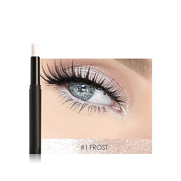 Stylo à paupières, stylo à fard à paupières allongé loutil de cosmétique de maquillage de stick à leye-liner de soie 1 