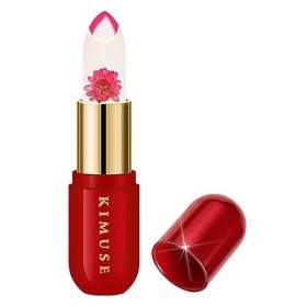 Baume à lèvres couleur - Baume pailleté PH rouge à lèvres couleur | Baume à lèvres teinté fleur gelée cristal clair pour les 