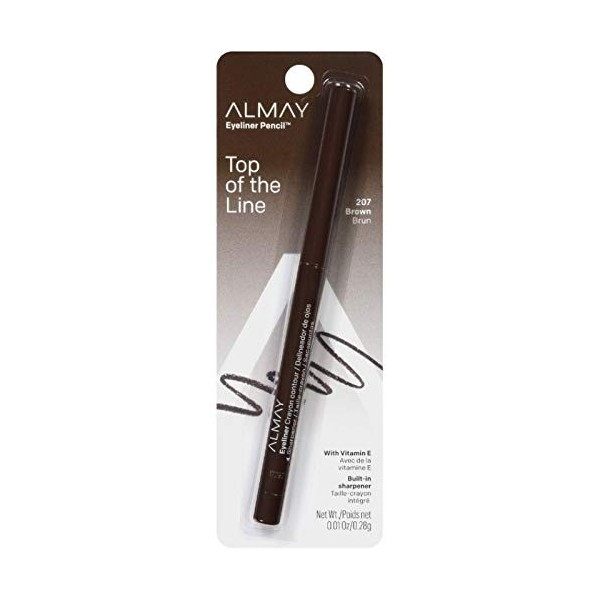 ALMAY Eyeliner Pencil, Brown [207], 0.01 oz by Almay